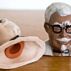 Colonel Saunders Porcelain Salt and Pepper Shakers Multi Cultural Edition image 4