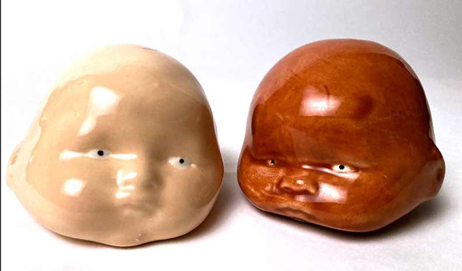 Baby Puddin' Heads Ceramic Salt and Pepper Shakers Etsy