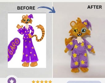 Custom Plush Commission: Personalized Stuffed Toy, Comfort Character