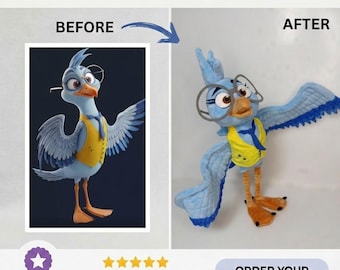 Custom Plush Commission: Handmade Anime & Cartoon Plushie