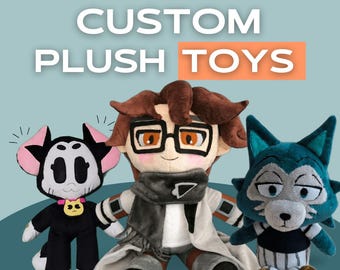 Make your own plushie form picture or drawing! Custom soft toys to order, one of a kind unique gift, personalized plush, monster plush