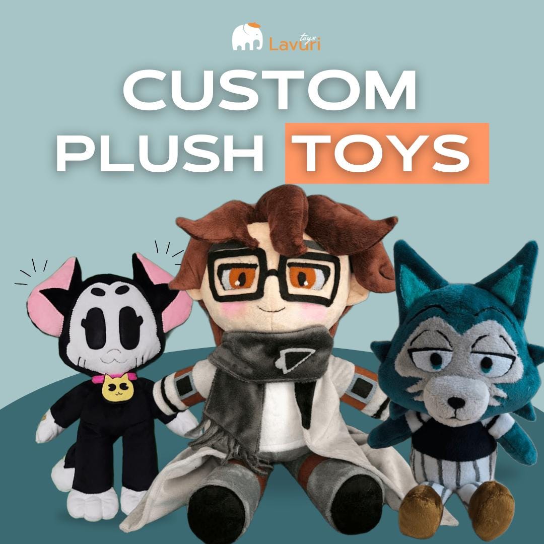 Make your own plushie form picture or drawing! Custom soft toys to order, one of a kind unique gift, personalized plush, monster plush