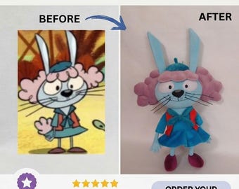 Peluche personalizado a partir de un dibujo: Regalo de peluche personalizado