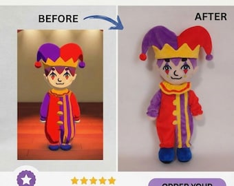 Peluche personalizado: Peluche hecho a mano a partir de tu imagen.