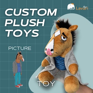 Peluche unique en son genre, peluche personnalisée, jouet pour personnage personnalisé, peluche personnalisée, peluche mignonne, jouet à partir d'une photo, cadeaux personnalisés pour enfants
