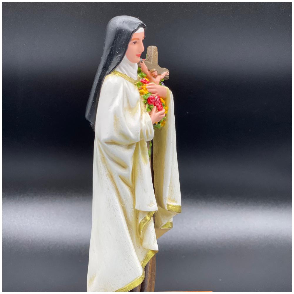 Saint Thérèse of Lisieux Statue | Catholic Little Flower Figurine ...