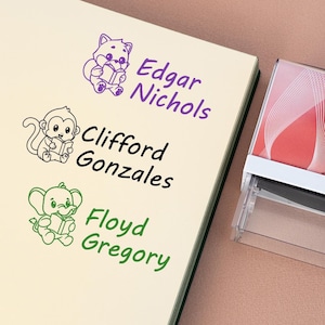 Sellos personalizados para niños, sellos con nombre para niños, sellos con nombre personalizados, sellos con nombre personalizados, sellos con animales para niños, sellos con nombre para niños, sellos con nombre para niños
