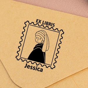 Carimbo de livro personalizado, carimbo personalizado para biblioteca, relevo de carimbo de livro, carimbo de borracha de madeira, carimbo EX LIBRIS, carimbo de relevo, presentes para amantes de livros