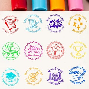 Benutzerdefinierte Lehrer Stempel, personalisierte Name Lehrer Stempel, Beste Bewertungen Lehrer Stempel, Lehrer Namen Stempel, Lehrer Kommentar Stempel, Lehrer Geschenk
