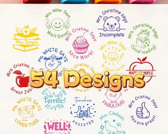 Custom Teacher Stamp, Classroom Stamps, Teacher Gift