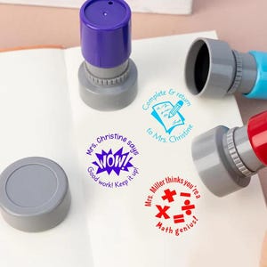 Tampon d'enseignant personnalisé,Timbres d'enseignant personnalisés,Timbre d'avis d'enseignant,Tampon de commentaires d'enseignant,Cadeau d'enseignant pour la notation de devoirs et de tests