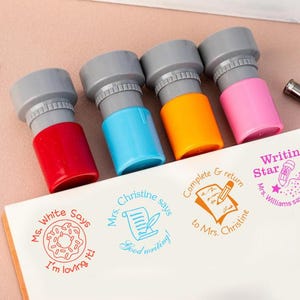 LEHRER STEMPEL, Geprüft von Stempel, Lehrer Kommentar Stempel, Good Job Lehrer Stempel, Lehrer Stempel Geschenke, Benutzerdefinierte Lehrer Wertschätzung Geschenke, TA Geschenke