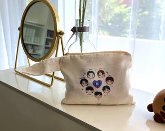Pouch Kpop - Coin purse Kpop - Kpop merchandise - Kpop charms - Idol group keychain - Kpop Fan merch