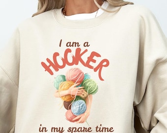 Funny Crochet Sweaters, Crocheting Gifts, Knitting Gifts for Mom, Gift for Grandma, Knitting Shirts for Women,Knitter Gifts,Crocheter Outfit