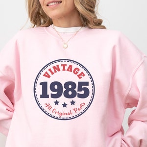 1985 Sweatshirt American Edition 1985 Crewneck 40th Birthday Women 40th Birthday Men Back in 1985 Shirt Vintage 1985 Birthday Sweatshirt Tee