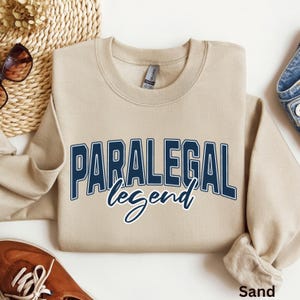 Paralegal Sweatshirt Gift For Legal Assistant Paralegal Autumn Sweater Law School Graduation Unisex Crewneck Shirt Mother's Day Gift
