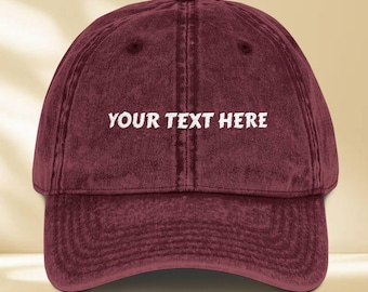Personalized Embroidered Unisex Cap With Your Text For BestMan Gift,Custom Hand Embroidered Monogram Caps Gift For Her,Business Party Gift