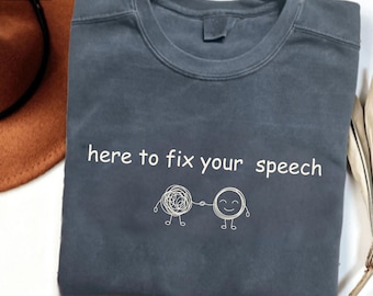 Funny Speech Therapist Sweatshirt, Speech Language Shirt, SLP Nurse Sweater, SLP Shirt,Speech Language Pathologist Tshirt