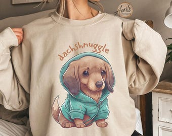 Bluza z jamnikiem na Walentynki, Bluza z jamnikiem, koszulka z jamnikiem, jamnik długowłosy, mama jamnika, prezent dla jamnika, jamnik
