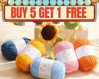 Hilo de algodón de leche vibrante de 4 capas - Costo de envío