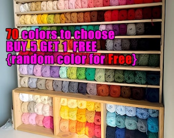 4 ply Milk Cotton Yarn for Crochet, Amigurumi, and Punch Needling NEW COLORS 64-99