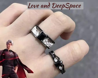 Love and Deepspace ring accessories Xavier Couple rings Zayne Wedding rings Rafayel Sylus Seiya, Rei, Homura, Shin, Shin Seung-ho, Lee Seung-un, Kim Woo, Jin Woo