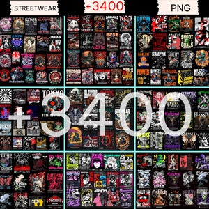 3400+ Professional Streetwear Designs: The Ultimate Bundle - T-Shirt Designs, Floral Streetwear, and Urban Fashion!
