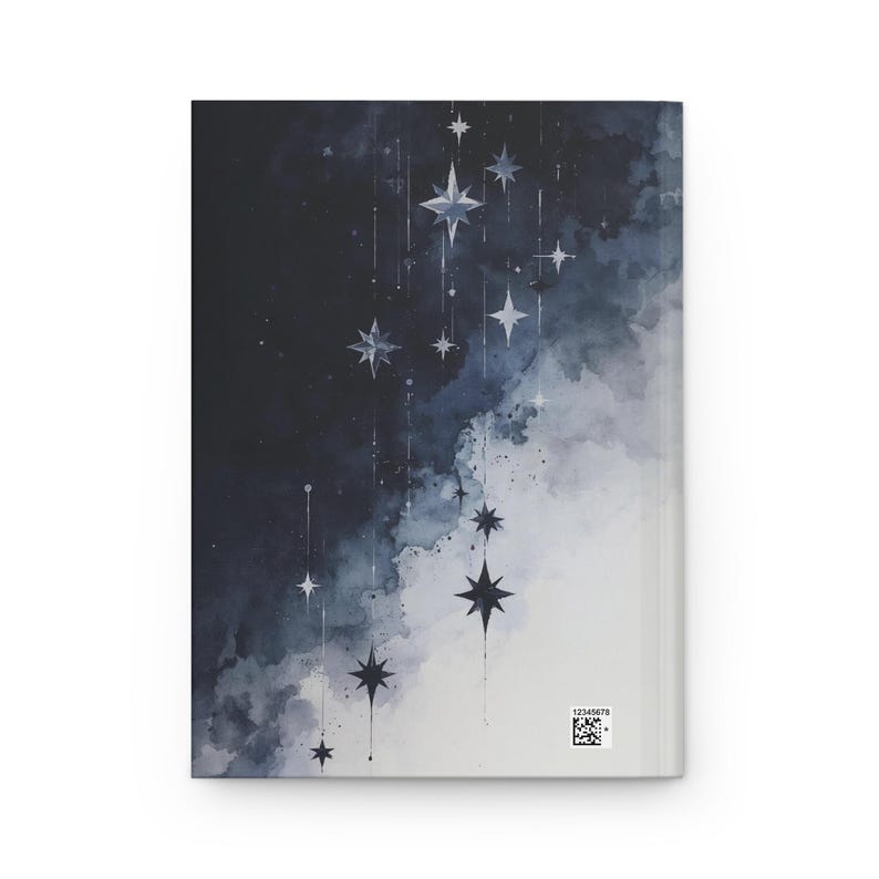 Watercolor Night Sky Stars Journal | Hardcover Notebook - Etsy