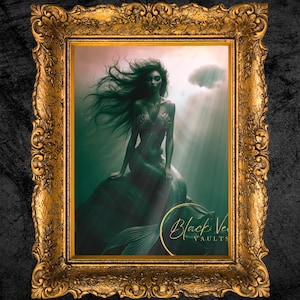 Mermaid Art | Underwater | Mythical Creature | Ocean Decor