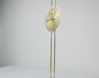 Vintage 1995 IKEA Dilla Brass Clock: Ehlén Johansson Design