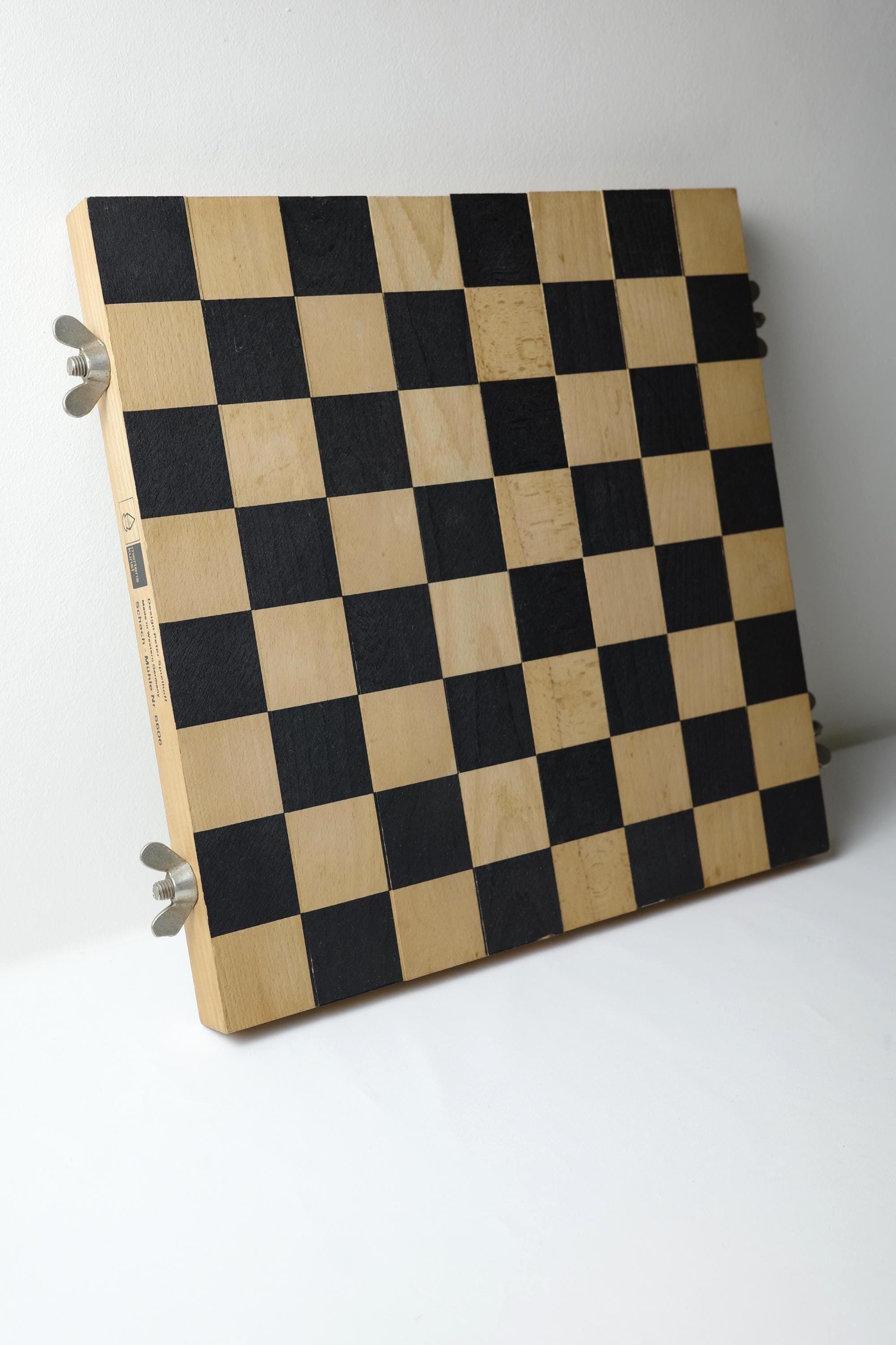 Vintage Mertens Kunst Chess Set by Peter Spielhoff - Minimalist