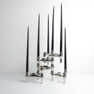 Fritz Nagel BMF Modular Candle Holder: Mid-Century Modern German Design
