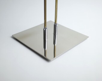 Vintage 1995 IKEA Dilla Brass Clock: Ehlén Johansson Design