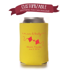 Stingrays in Love Cooler Favors Wedding Party Gifts Wedding Anniversary Party Gifts Custom Beverage Can Cooler 3D42