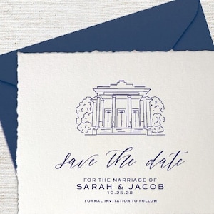 Ewiger Vater des Meeres, SC Venue Illustration | Hochzeitseinladung Skizze | Handgezeichnete Linie Kunst | DIGITALER DOWNLOAD