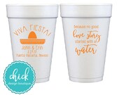 Viva Fiesta Sombrero 20 oz Foam Cup Wedding Favors Fun Wedding Party Gifts Wedding Anniversary Party Gift Custom Beverage D406a