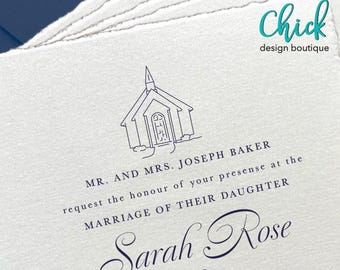 The Emerson, Kaufman Texas Venue Illustration | Wedding Invitation Sketch | DIGITAL DOWNLOAD