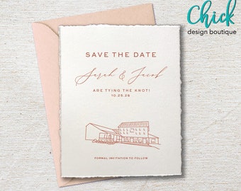 The Looking Barn, PA Venue Illustration | Wedding Invitation Sketch | Hand Drawn Line Art | DIGITAL DOWNLOAD