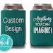 Create Your Own Custom Can Coolie, Wedding Favors Fun Wedding Party Gifts Wedding Anniversary Party Gifts Custom Beverage Can Cooler 