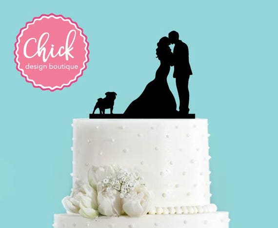 pug wedding cake