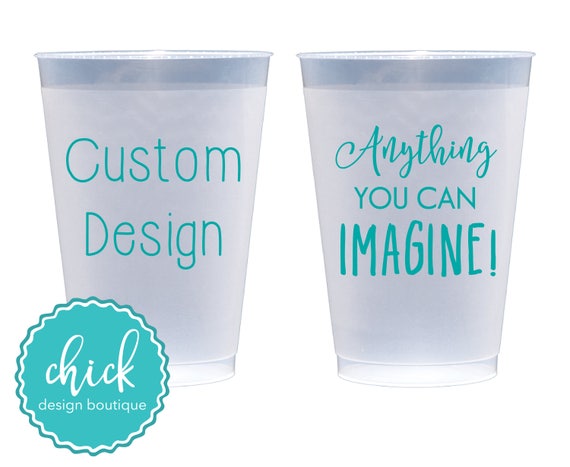 Custom Create Your Own 12 Oz Frosted Cup Wedding Favors Fun Wedding Party  Gifts Wedding Anniversary Party Gifts Custom Beverage - Etsy
