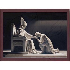 Mercy and Justice - Throw Blanket - Tolkien inspired art