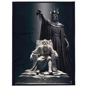 The Curse of Seeing - Throw Blanket - Tolkien inspired art