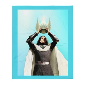 The King Returns - Throw Blanket - Tolkien inspired art
