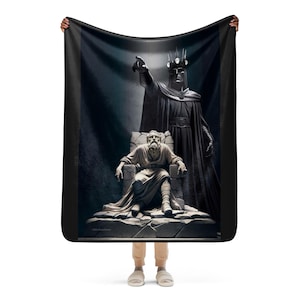 The Curse of Seeing - Sherpa blanket - Tolkien inspired art