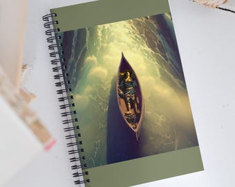 Committed to the Falls - Spiral notebook - Tolkien inspired art