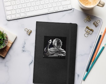 Farewell to Friends and Kin - Hardcover bound notebook - Tolkien inspired art