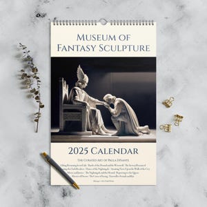 The Museum of Fantasy Skulptur 2025 Kalender - Tolkien inspirierte Kunst