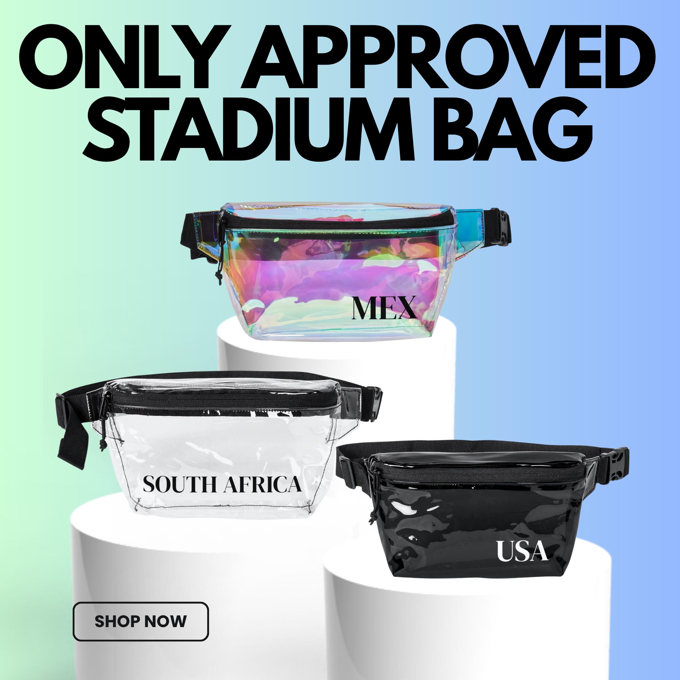 World Cup 2026 Clear Fanny Pack | Stadium Approved Transparent PVC