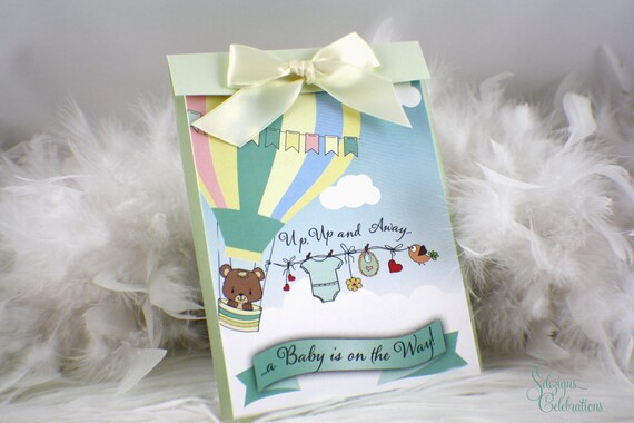 hot air balloon baby hamper